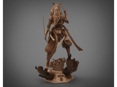 Ahsoka Tano Samurai Concept - Star Wars 3D Print Model