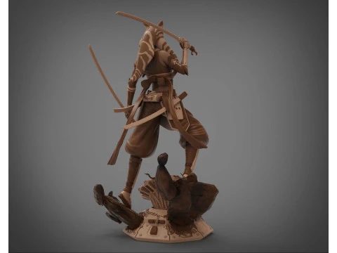 Ahsoka Tano Samurai Concept - Star Wars 3D Print Model