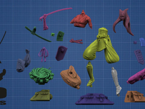 Ahsoka Tano Samurai Concept - Star Wars 3D Print Model