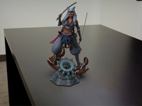 Ahsoka Tano Samurai Concept - Star Wars 3D Print Model