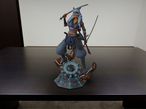 Ahsoka Tano Samurai Concept - Star Wars Modello di stampa 3D