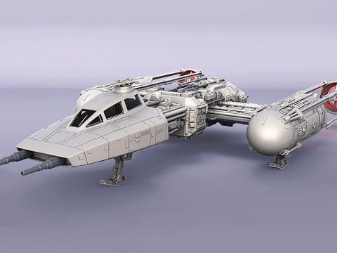 वाई-विंग स्टारफाइटर - स्टार वार्स 3D प्रिंट मॉडल