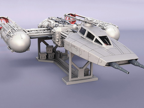 Y-wing Starfighter - Star Wars 3D 프린트 모델