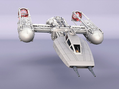 Y-wing Starfighter - Star Wars 3D 프린트 모델