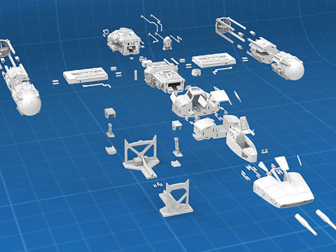 Y-wing Starfighter - Star Wars 3D 프린트 모델