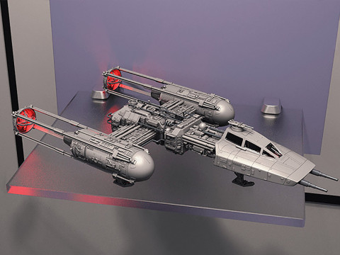 Y-wing Starfighter - Star Wars 3D 프린트 모델