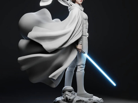 Princess Leia - Star Wars 3D Print Model