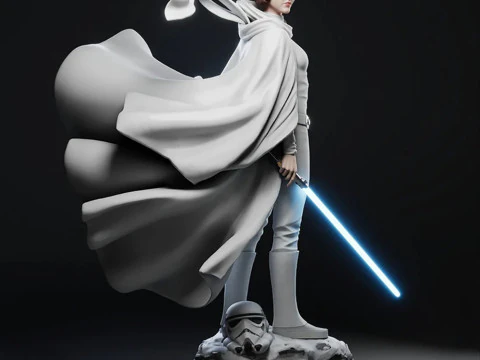 Princess Leia - Star Wars 3D Print Model