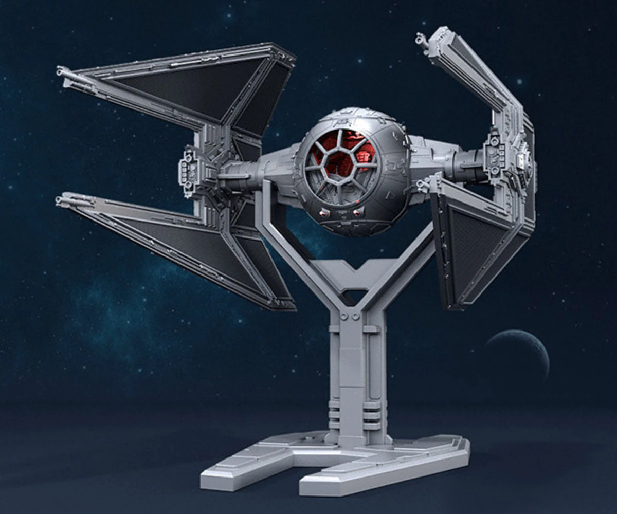 Intercepteur TIE - Star Wars Modèles 3D en vedette .c4d .max .obj .3ds .fbx .stl .blend 