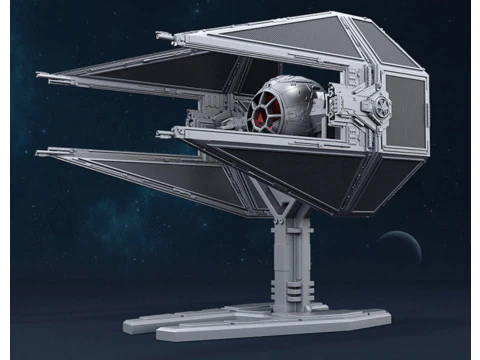 Intercepteur TIE - Star Wars Modèles 3D en vedette