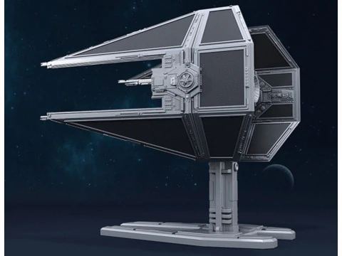 Intercepteur TIE - Star Wars Modèles 3D en vedette