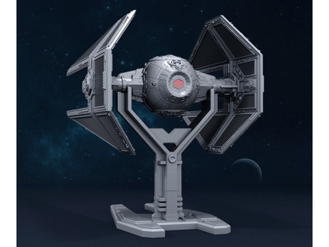 TIE Interceptor - Star Wars Model Cetak 3D