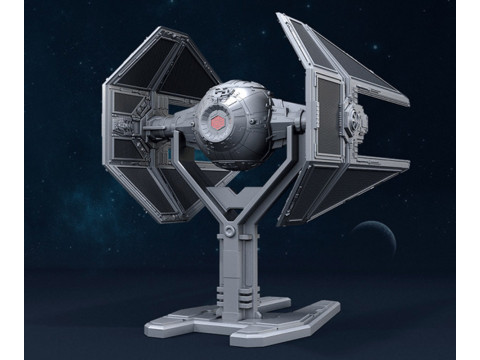 TIE Interceptor - Star Wars Model Cetak 3D