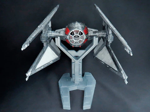 Intercepteur TIE - Star Wars Modèles 3D en vedette