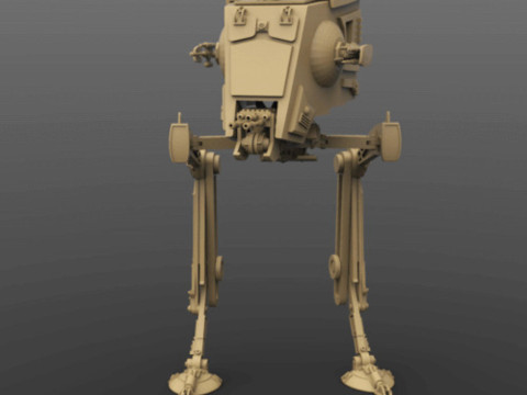 AT-ST Walker - Star Wars 3D Print Model