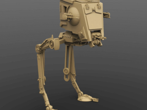 AT-ST Walker - Star Wars 3D Принт Модель