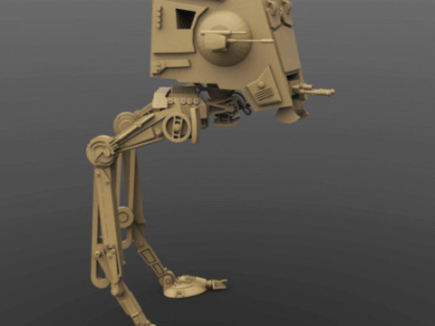 AT-ST Walker - Star Wars 3D Принт Модель