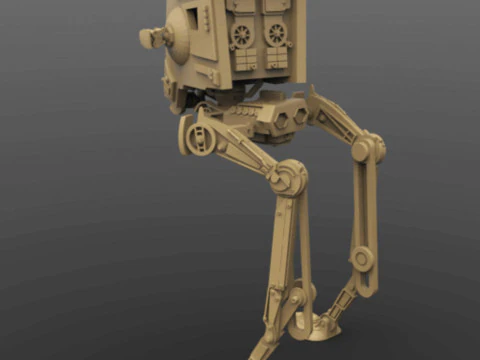 AT-ST Walker - Star Wars 3D Print Model