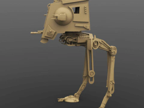 AT-ST Walker - Star Wars 3D Print Model