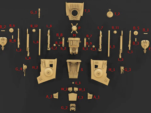 AT-ST Walker - Star Wars 3D Print Model