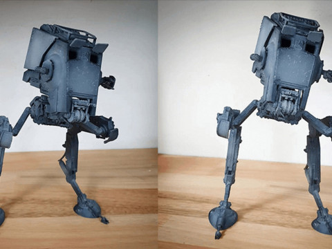AT-ST Walker - Star Wars 3D Принт Модель