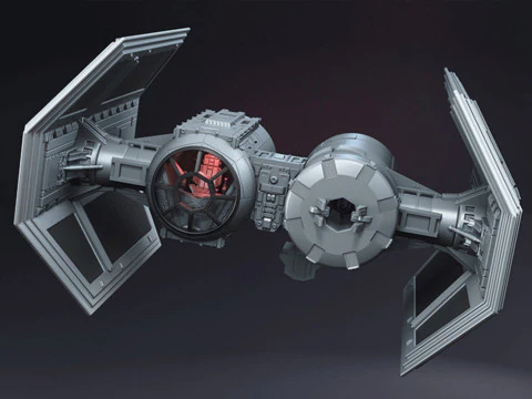 TIE Bomber - Star Wars 3D Print Model