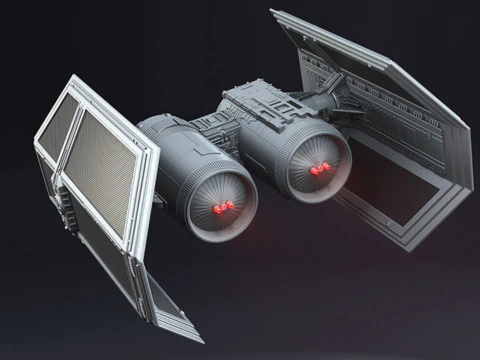 TIE Bomber - Star Wars 3D Print Model