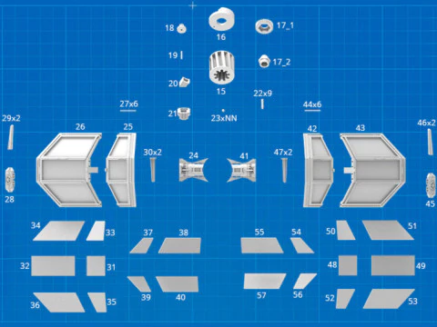 TIE Bomber - Star Wars 3D Print Model