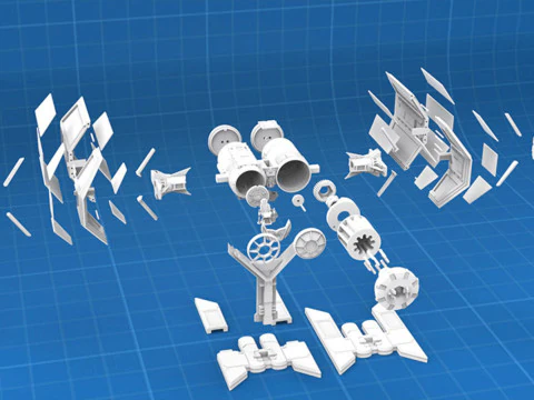 TIE Bomber - Star Wars 3D Print Model