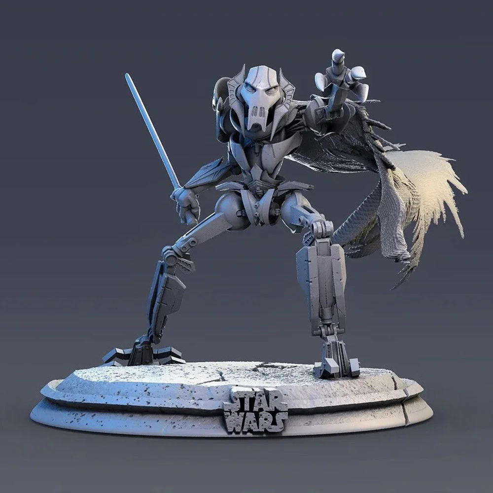 General Grievous - Star Wars 3D Print Model .c4d .max .obj .3ds .fbx .stl .blend