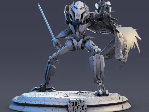 General Grievous - Star Wars 3D Print Model