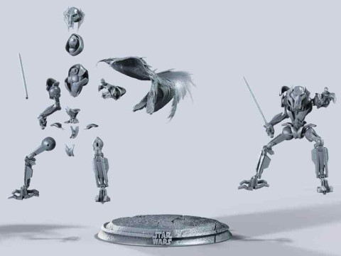 General Grievous - Star Wars 3D Print Model