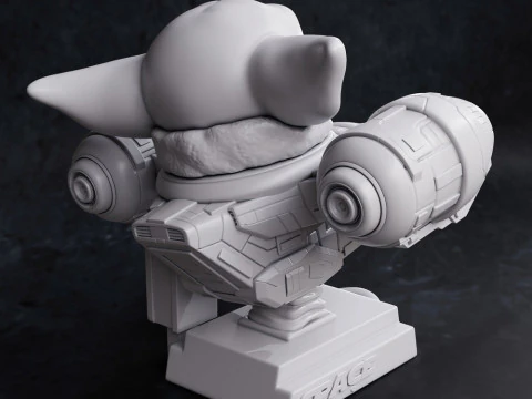 Chibi Grogu - Mandalorian 3D Print Model