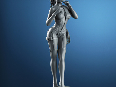 Catwoman Figure 3D प्रिंट मॉडल