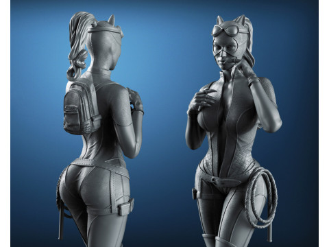 Catwoman Figure 3D Принт Модель