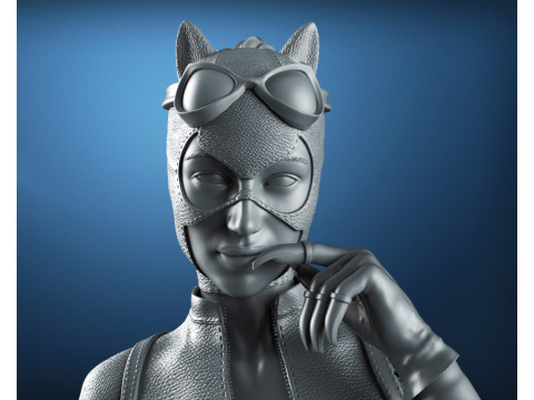 Catwoman Figure 3D Принт Модель
