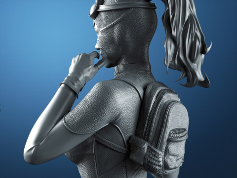 Catwoman Figure 3D Принт Модель