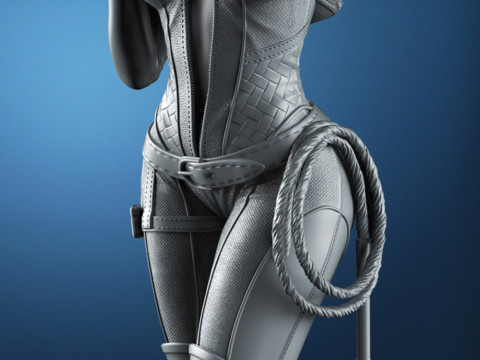 Catwoman Figure 3D Принт Модель