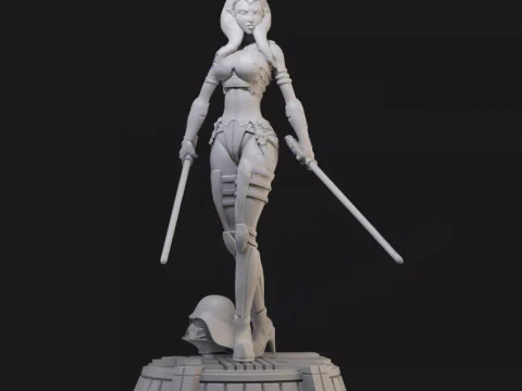 Ahsoka - Star Wars 3D Print Model