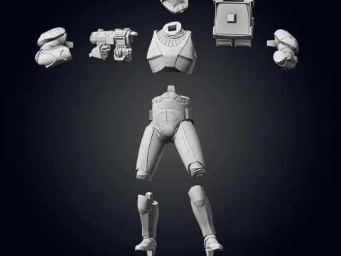 Republic Commando Model do druku 3D