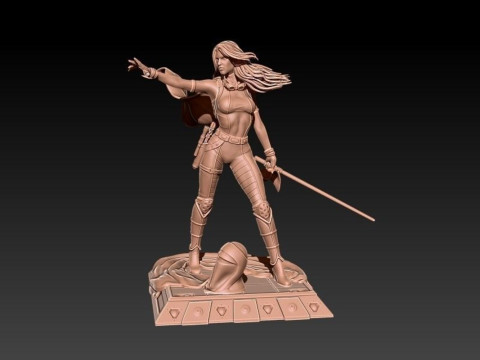 Mara Jade - Star Wars 3D Print Model