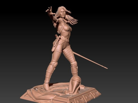 Mara Jade - Star Wars 3D 打印模型