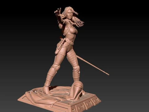 Mara Jade - Star Wars 3D Print Model