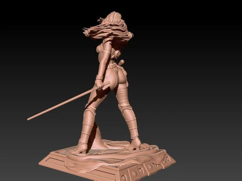 Mara Jade - Star Wars 3D Print Model