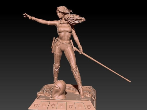 Mara Jade - Star Wars 3D 打印模型
