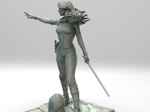 Mara Jade - Star Wars 3D 打印模型