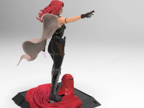 Mara Jade - Star Wars 3D Print Model