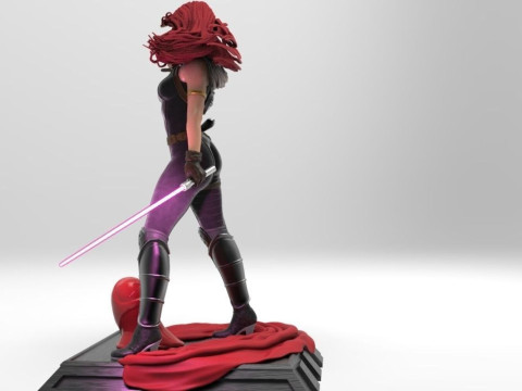 Mara Jade - Star Wars 3D 打印模型