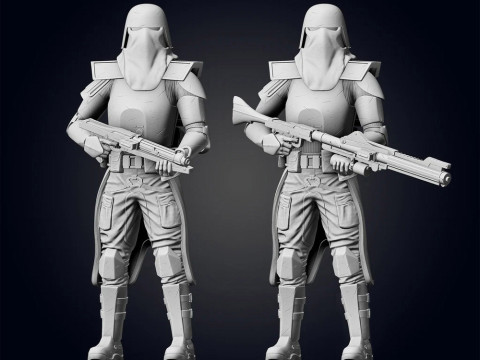 Galactic Marines 3D Print Model