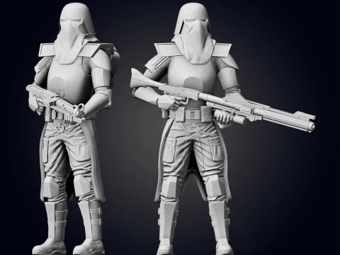 Galactic Marines 3D Print Model